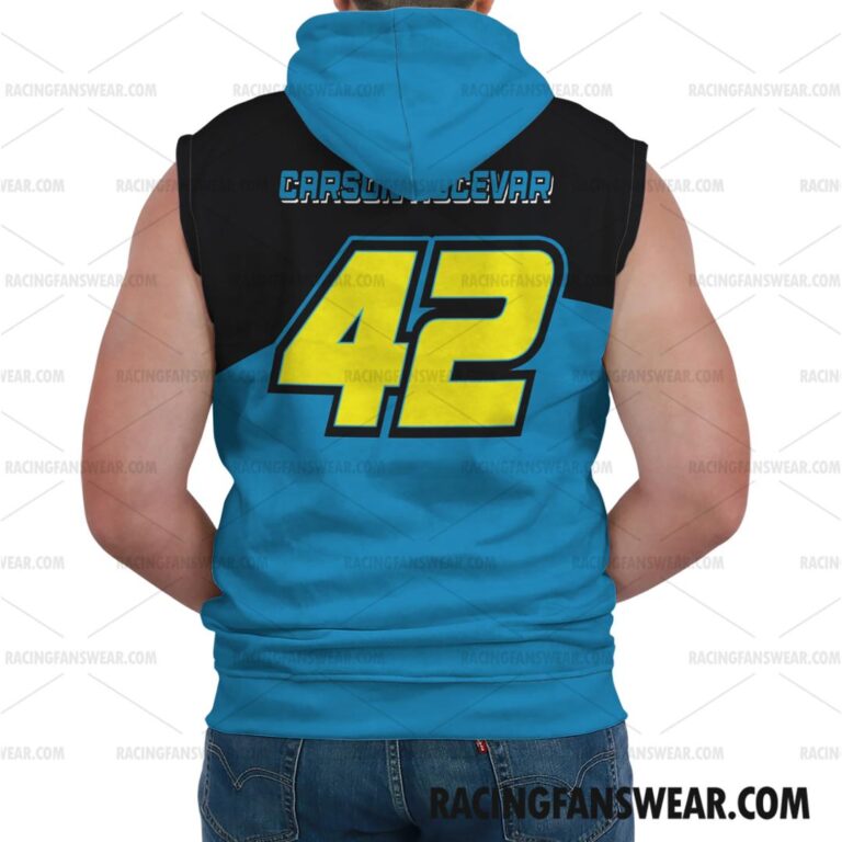 Nascar store - Loyal fans of Carson Hocevar's Bomber Jacket,Unisex Thick Coat,Unisex Sleeveless Hoodie,Unisex Hooded T-Shirt,Kid Sleeveless Hoodie,Kid Hooded T-Shirts,Kid Thick Coat:vintage nascar racing suit,uniform,apparel,shirts,merch,hoodie,jackets,shorts,sweatshirt,outfits,clothes