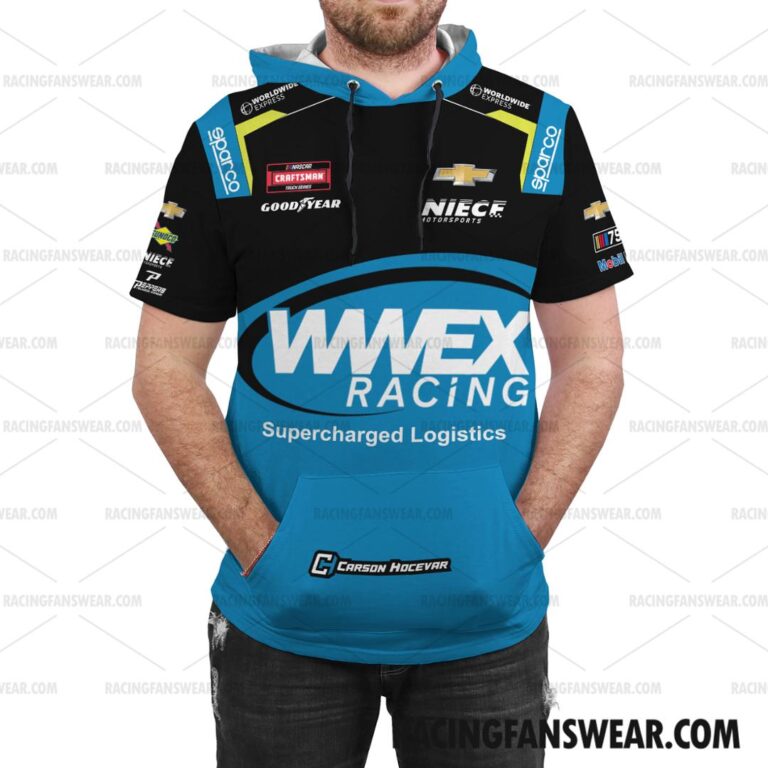 Nascar store - Loyal fans of Carson Hocevar's Bomber Jacket,Unisex Thick Coat,Unisex Sleeveless Hoodie,Unisex Hooded T-Shirt,Kid Sleeveless Hoodie,Kid Hooded T-Shirts,Kid Thick Coat:vintage nascar racing suit,uniform,apparel,shirts,merch,hoodie,jackets,shorts,sweatshirt,outfits,clothes