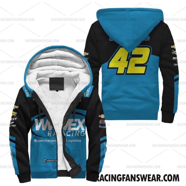 Nascar store - Loyal fans of Carson Hocevar's Bomber Jacket,Unisex Thick Coat,Unisex Sleeveless Hoodie,Unisex Hooded T-Shirt,Kid Sleeveless Hoodie,Kid Hooded T-Shirts,Kid Thick Coat:vintage nascar racing suit,uniform,apparel,shirts,merch,hoodie,jackets,shorts,sweatshirt,outfits,clothes