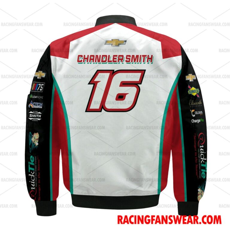 Nascar store - Loyal fans of Chandler Smith's Bomber Jacket,Unisex Thick Coat,Unisex Sleeveless Hoodie,Unisex Hooded T-Shirt,Kid Sleeveless Hoodie,Kid Hooded T-Shirts,Kid Thick Coat:vintage nascar racing suit,uniform,apparel,shirts,merch,hoodie,jackets,shorts,sweatshirt,outfits,clothes