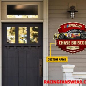 Chase Briscoe Nascar Racing Customize Name Home Cut Metal Signs 1 Nascar store - Loyal fans of Chase Briscoe's Cut Metal Signs:vintage nascar racing suit,uniform,apparel,shirts,merch,hoodie,jackets,shorts,sweatshirt,outfits,clothes