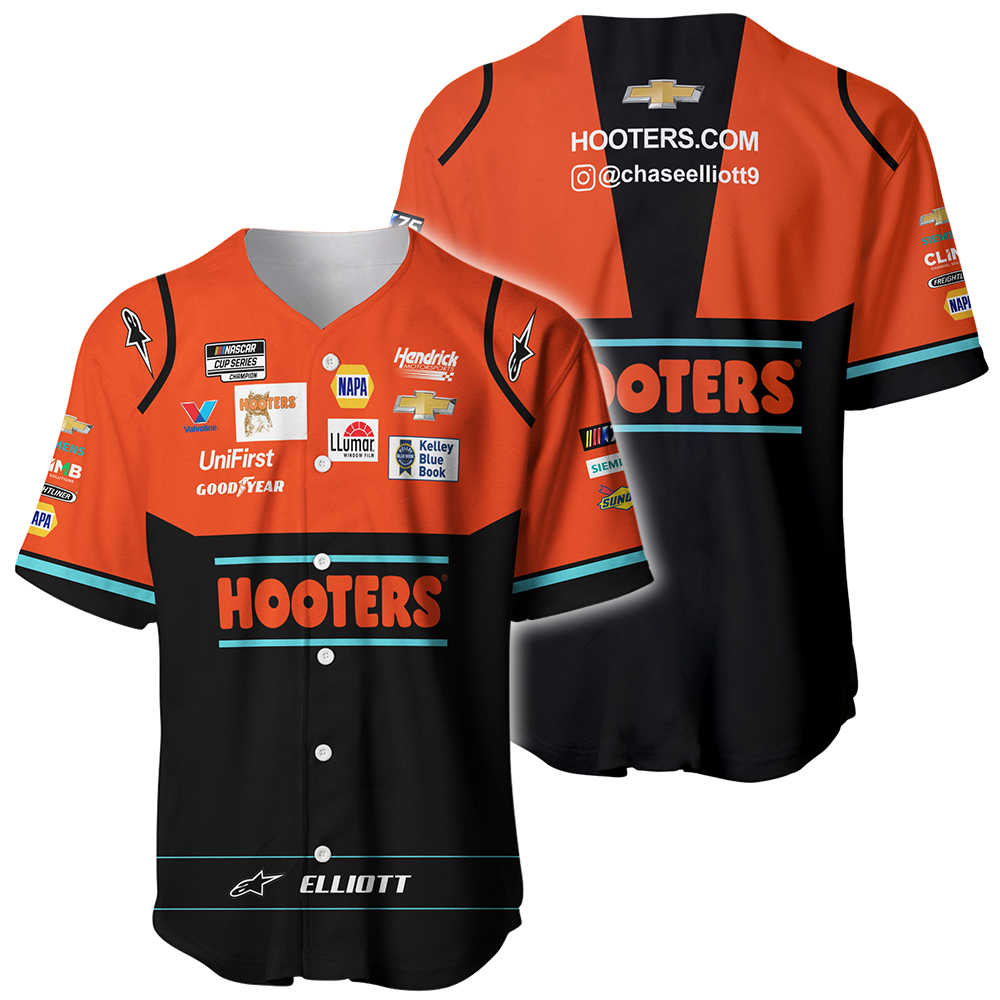 Chase Elliott 2023 Hooters Racing Suit Uniform Apparel Clothes Adult ...