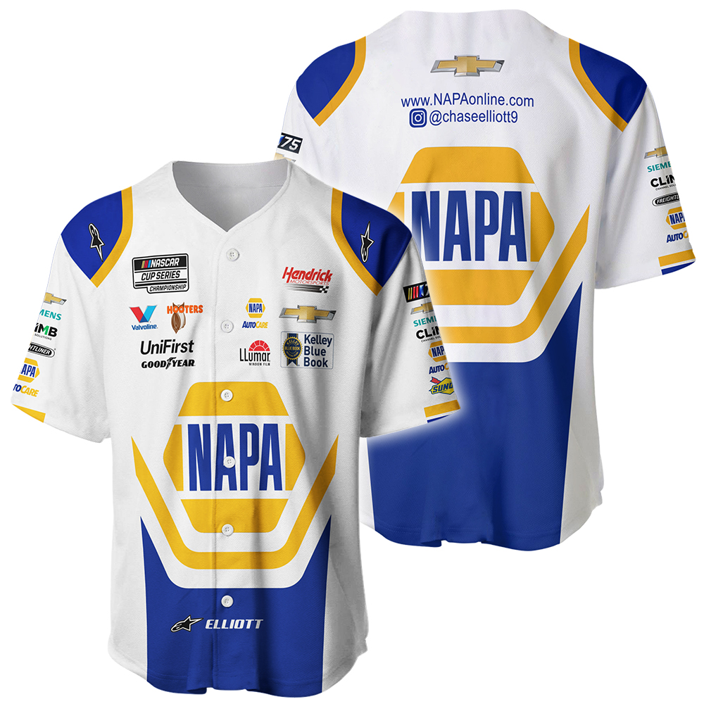 Chase Elliott Nascar 2023 NAPA Auto Parts Racing Suit Uniform Apparel ...