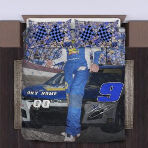 Chase Elliott Nascar Racing Custom Name and Number Bedding Duvet Cover + 1|2 Pillow Cases 3 Nascar store - Loyal fans of Chase Elliott's Bedding Duvet Cover + 1/2 Pillow Cases:vintage nascar racing suit,uniform,apparel,shirts,merch,hoodie,jackets,shorts,sweatshirt,outfits,clothes