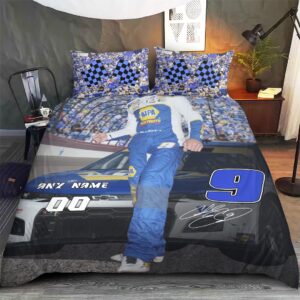 Chase Elliott Nascar Racing Custom Name and Number Bedding Duvet Cover + 1|2 Pillow Cases 1 Nascar store - Loyal fans of Chase Elliott's Bedding Duvet Cover + 1/2 Pillow Cases:vintage nascar racing suit,uniform,apparel,shirts,merch,hoodie,jackets,shorts,sweatshirt,outfits,clothes
