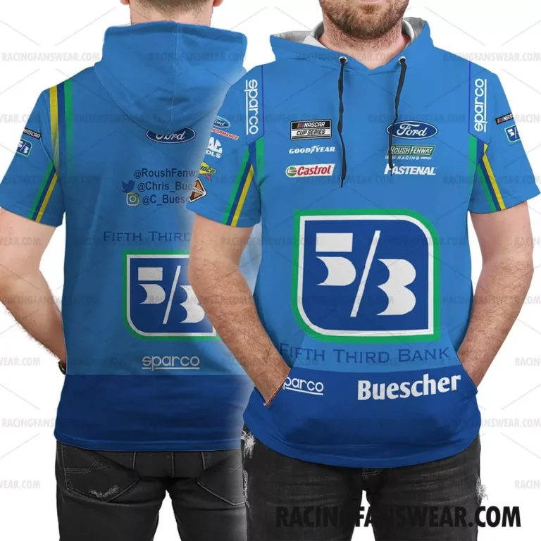 Nascar store - Loyal fans of Chris Buescher's Unisex Sleeveless Hoodie,Unisex Hooded T-Shirt,Kid Sleeveless Hoodie,Kid Hooded T-Shirts:vintage nascar racing suit,uniform,apparel,shirts,merch,hoodie,jackets,shorts,sweatshirt,outfits,clothes