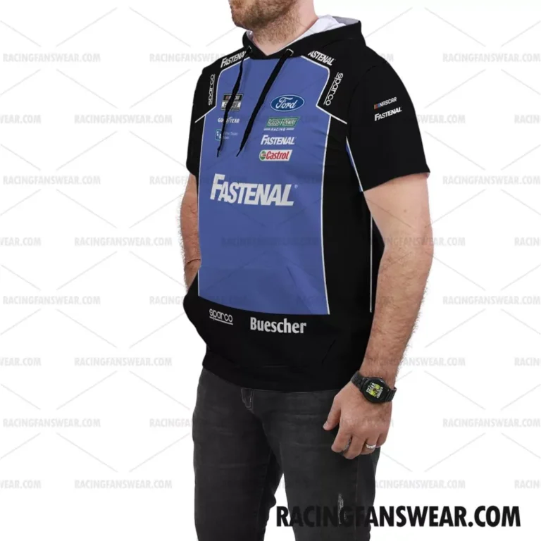 Nascar store - Loyal fans of Chris Buescher's Unisex Sleeveless Hoodie,Unisex Hooded T-Shirt,Kid Sleeveless Hoodie,Kid Hooded T-Shirts:vintage nascar racing suit,uniform,apparel,shirts,merch,hoodie,jackets,shorts,sweatshirt,outfits,clothes