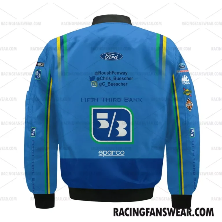 Nascar store - Loyal fans of Chris Buescher's Bomber Jacket,Unisex Thick Coat,Kid Thick Coat:vintage nascar racing suit,uniform,apparel,shirts,merch,hoodie,jackets,shorts,sweatshirt,outfits,clothes