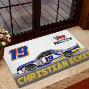 Christian Eckes Nascar Racing 2023 Carpet Living Room Area Rugs Doormats Blanket Flag Home 6 Nascar store - Loyal fans of Christian Eckes's Rug,Doormat,Blanket Microfiber Fleece,Blanket Premium Sherpa,House Flag:vintage nascar racing suit,uniform,apparel,shirts,merch,hoodie,jackets,shorts,sweatshirt,outfits,clothes