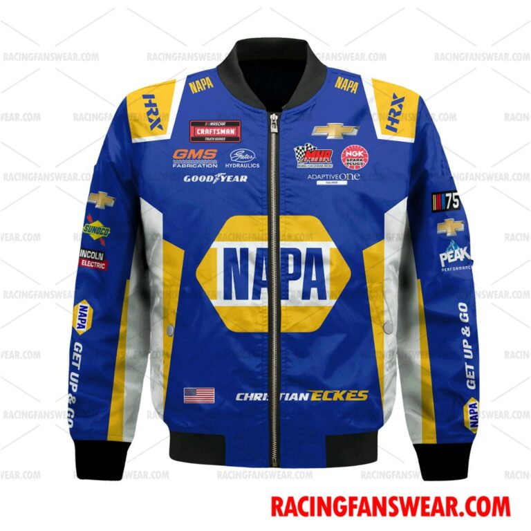 Nascar store - Loyal fans of Christian Eckes's Bomber Jacket,Unisex Thick Coat,Unisex Sleeveless Hoodie,Unisex Hooded T-Shirt,Kid Sleeveless Hoodie,Kid Hooded T-Shirts,Kid Thick Coat:vintage nascar racing suit,uniform,apparel,shirts,merch,hoodie,jackets,shorts,sweatshirt,outfits,clothes