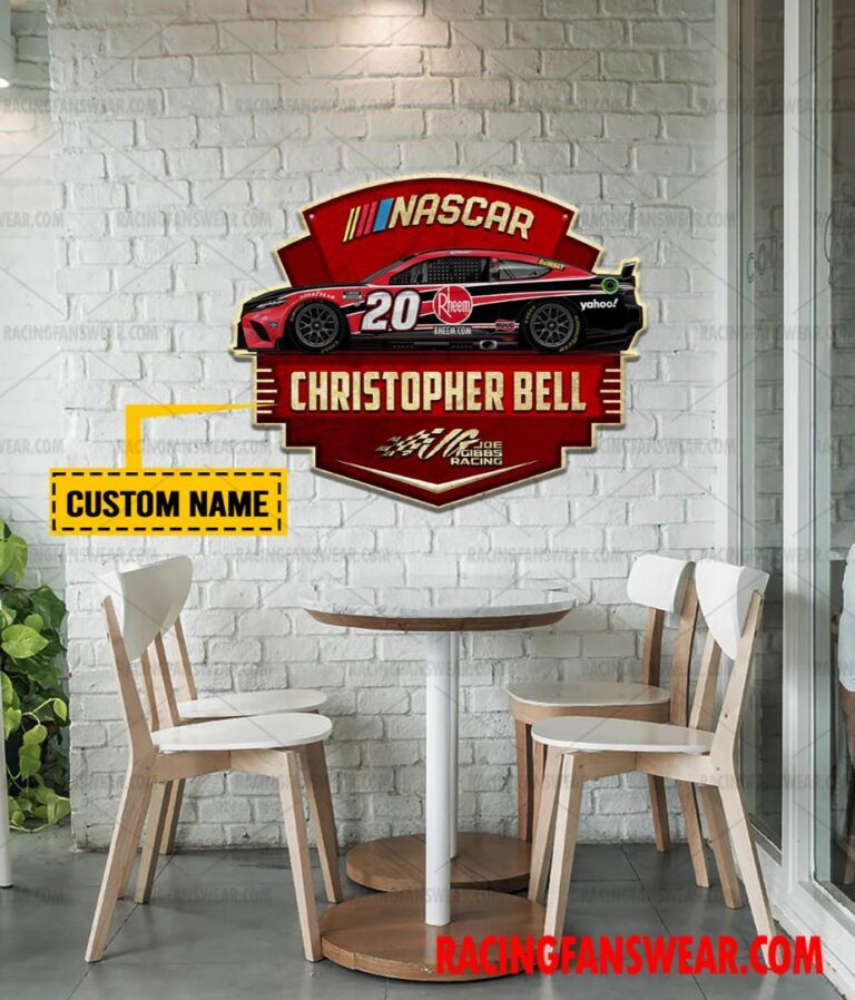 Nascar store - Loyal fans of Christopher Bell's Cut Metal Signs:vintage nascar racing suit,uniform,apparel,shirts,merch,hoodie,jackets,shorts,sweatshirt,outfits,clothes