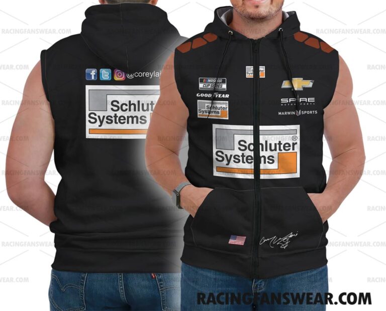 Nascar store - Loyal fans of Corey LaJoie's Unisex Sleeveless Hoodie,Unisex Hooded T-Shirt,Kid Sleeveless Hoodie,Kid Hooded T-Shirts:vintage nascar racing suit,uniform,apparel,shirts,merch,hoodie,jackets,shorts,sweatshirt,outfits,clothes