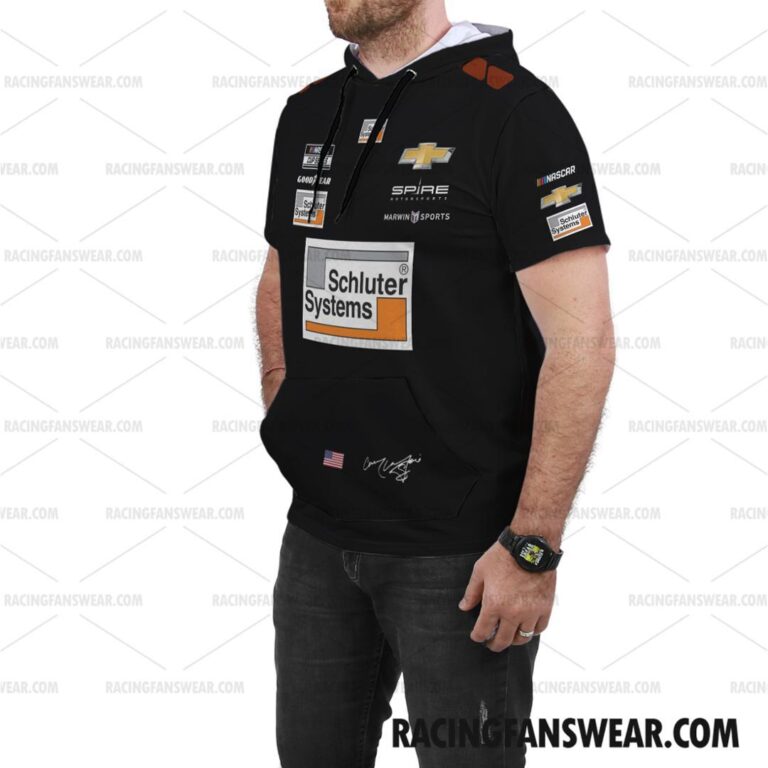 Nascar store - Loyal fans of Corey LaJoie's Bomber Jacket,Unisex Thick Coat,Unisex Sleeveless Hoodie,Unisex Hooded T-Shirt,Kid Sleeveless Hoodie,Kid Hooded T-Shirts,Kid Thick Coat:vintage nascar racing suit,uniform,apparel,shirts,merch,hoodie,jackets,shorts,sweatshirt,outfits,clothes