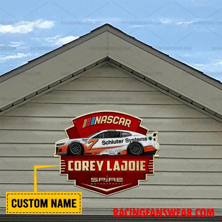 Nascar store - Loyal fans of Corey Lajoie's Cut Metal Signs:vintage nascar racing suit,uniform,apparel,shirts,merch,hoodie,jackets,shorts,sweatshirt,outfits,clothes