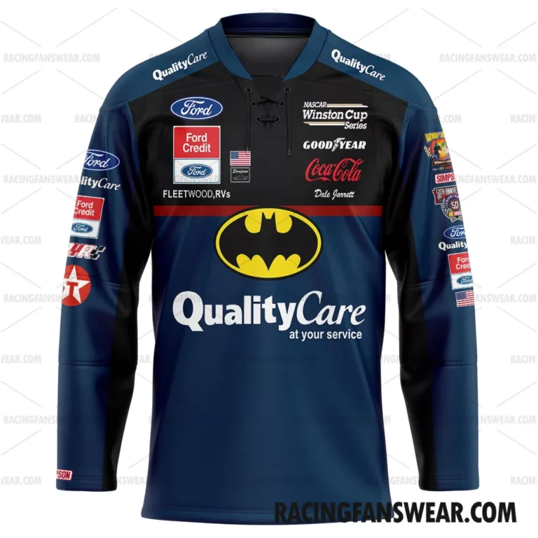 Nascar store - Loyal fans of Dale Jarrett's Men's Hockey Jerseys,WoMen's Hockey Jerseys,Youth's Hockey Jerseys:vintage nascar racing suit,uniform,apparel,shirts,merch,hoodie,jackets,shorts,sweatshirt,outfits,clothes