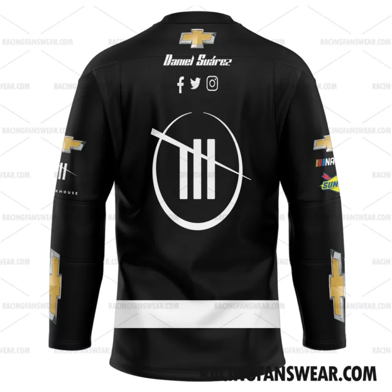 Nascar store - Loyal fans of Daniel Suarez's Men's Hockey Jerseys,WoMen's Hockey Jerseys,Youth's Hockey Jerseys:vintage nascar racing suit,uniform,apparel,shirts,merch,hoodie,jackets,shorts,sweatshirt,outfits,clothes