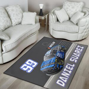 Daniel Suarez Nascar Racing 2023 Carpet Living Room Area Rugs Doormats Blanket Flag Home 2 Nascar store - Loyal fans of Daniel Suarez's Rug,Doormat,Blanket Microfiber Fleece,Blanket Premium Sherpa,House Flag:vintage nascar racing suit,uniform,apparel,shirts,merch,hoodie,jackets,shorts,sweatshirt,outfits,clothes