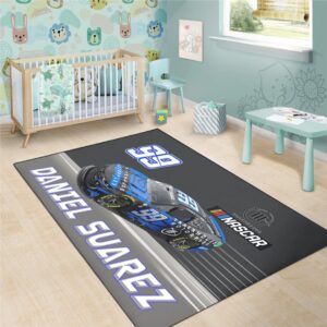Daniel Suarez Nascar Racing 2023 Carpet Living Room Area Rugs Doormats Blanket Flag Home 4 Nascar store - Loyal fans of Daniel Suarez's Rug,Doormat,Blanket Microfiber Fleece,Blanket Premium Sherpa,House Flag:vintage nascar racing suit,uniform,apparel,shirts,merch,hoodie,jackets,shorts,sweatshirt,outfits,clothes