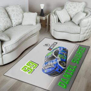 Daniel Suarez Nascar Racing 2023 Carpet Living Room Area Rugs Doormats Blanket Flag Home 2 Nascar store - Loyal fans of Daniel Suarez's Rug,Doormat,Blanket Microfiber Fleece,Blanket Premium Sherpa,House Flag:vintage nascar racing suit,uniform,apparel,shirts,merch,hoodie,jackets,shorts,sweatshirt,outfits,clothes