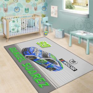 Daniel Suarez Nascar Racing 2023 Carpet Living Room Area Rugs Doormats Blanket Flag Home 4 Nascar store - Loyal fans of Daniel Suarez's Rug,Doormat,Blanket Microfiber Fleece,Blanket Premium Sherpa,House Flag:vintage nascar racing suit,uniform,apparel,shirts,merch,hoodie,jackets,shorts,sweatshirt,outfits,clothes