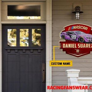 Daniel Suarez Nascar Racing Customize Name Home Cut Metal Signs 1 Nascar store - Loyal fans of Daniel Suarez's Cut Metal Signs:vintage nascar racing suit,uniform,apparel,shirts,merch,hoodie,jackets,shorts,sweatshirt,outfits,clothes