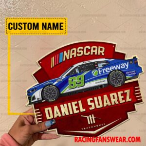 Daniel Suarez Nascar Racing Customize Name Home Cut Metal Signs 2 Nascar store - Loyal fans of Daniel Suarez's Cut Metal Signs:vintage nascar racing suit,uniform,apparel,shirts,merch,hoodie,jackets,shorts,sweatshirt,outfits,clothes