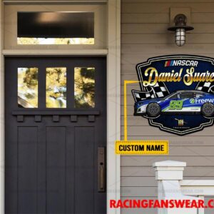 Daniel Suarez Nascar Racing Customize Name Home Cut Metal Signs 1 Nascar store - Loyal fans of Daniel Suarez's Cut Metal Signs:vintage nascar racing suit,uniform,apparel,shirts,merch,hoodie,jackets,shorts,sweatshirt,outfits,clothes