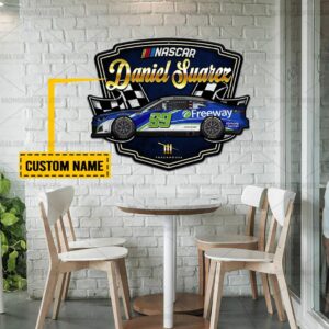 Daniel Suarez Nascar Racing Customize Name Home Cut Metal Signs 4 Nascar store - Loyal fans of Daniel Suarez's Cut Metal Signs:vintage nascar racing suit,uniform,apparel,shirts,merch,hoodie,jackets,shorts,sweatshirt,outfits,clothes