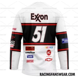 Days of Thunder Exxon Nascar Film Racing Uniform Clothes Adult Kid Hockey Jersey 1 Nascar store - Loyal fans of Days of Thunder's Men's Hockey Jerseys,WoMen's Hockey Jerseys,Youth's Hockey Jerseys:vintage nascar racing suit,uniform,apparel,shirts,merch,hoodie,jackets,shorts,sweatshirt,outfits,clothes