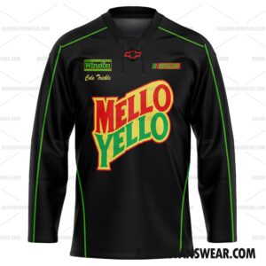 Days of Thunder Mello Yello Nascar Film Racing Customize Name and Number Baseball Jersey Hockey Jersey 3 Nascar store - Loyal fans of Days of Thunder's Unisex Baseball Jerseys,Kid Baseball Jerseys,Youth Baseball Jerseys,Men's Hockey Jerseys,WoMen's Hockey Jerseys,Youth's Hockey Jerseys:vintage nascar racing suit,uniform,apparel,shirts,merch,hoodie,jackets,shorts,sweatshirt,outfits,clothes