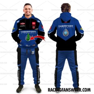 Nascar store - Loyal fans of Dean Thompson's Combo Unisex Pop Top Hoodie + Unisex Long Pants,Unisex Pop Top Hoodie,Unisex Long Pants:vintage nascar racing suit,uniform,apparel,shirts,merch,hoodie,jackets,shorts,sweatshirt,outfits,clothes