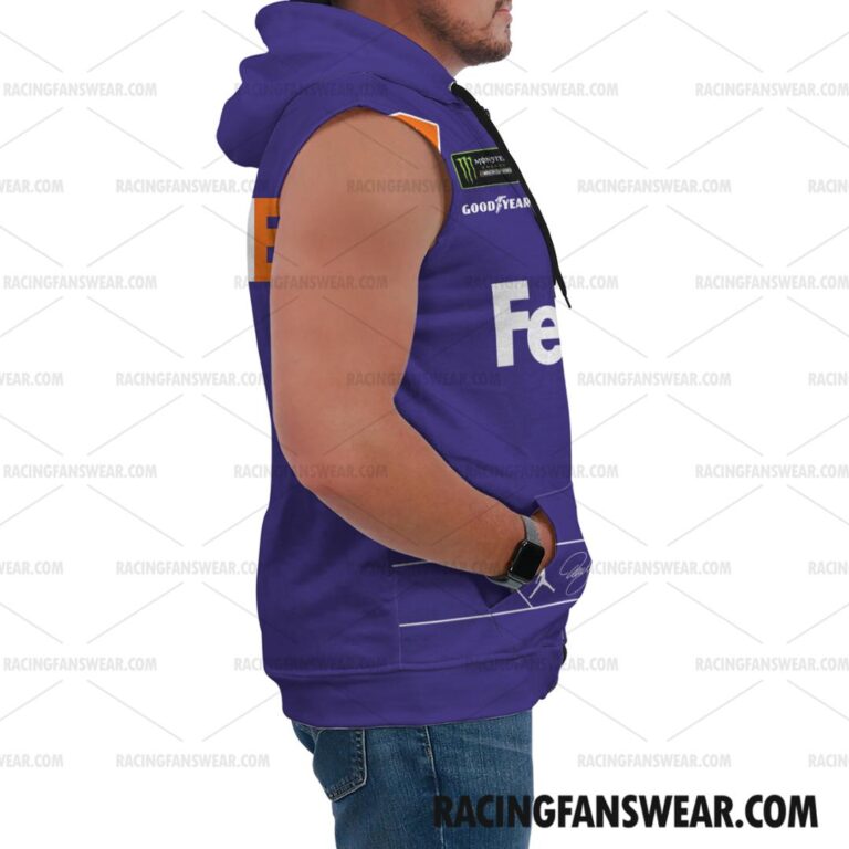 Nascar store - Loyal fans of Denny Hamlin's Unisex Sleeveless Hoodie,Unisex Hooded T-Shirt,Kid Sleeveless Hoodie,Kid Hooded T-Shirts:vintage nascar racing suit,uniform,apparel,shirts,merch,hoodie,jackets,shorts,sweatshirt,outfits,clothes