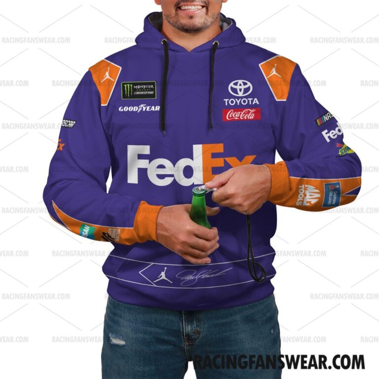 Nascar store - Loyal fans of Denny Hamlin's Combo Unisex Pop Top Hoodie + Unisex Long Pants,Unisex Pop Top Hoodie,Unisex Long Pants:vintage nascar racing suit,uniform,apparel,shirts,merch,hoodie,jackets,shorts,sweatshirt,outfits,clothes