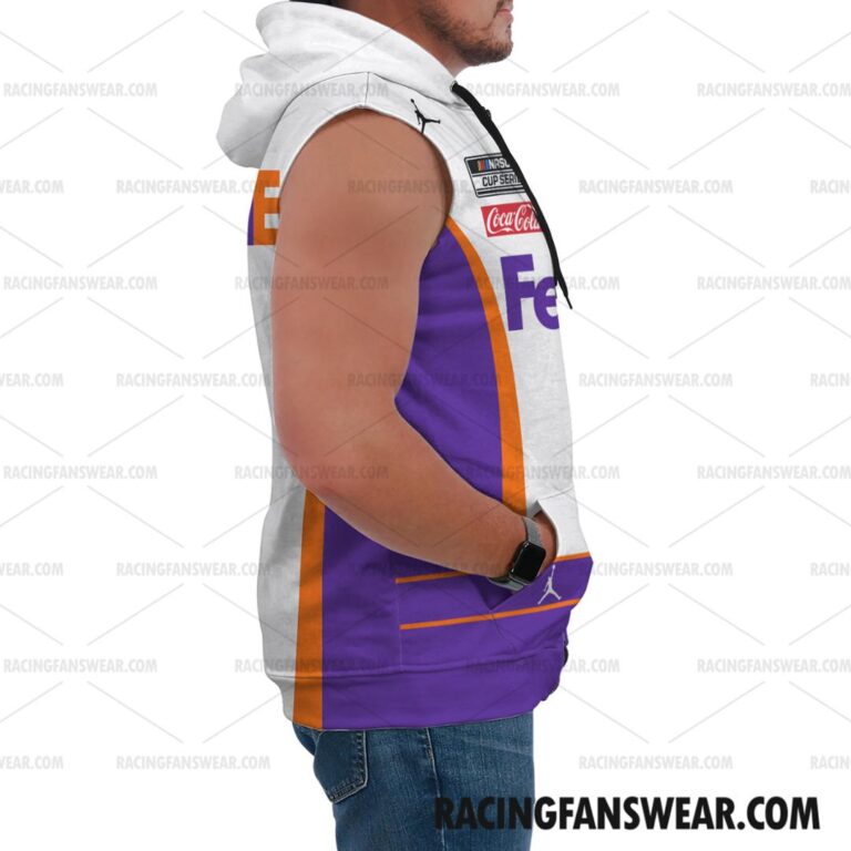 Nascar store - Loyal fans of Denny Hamlin's Unisex Sleeveless Hoodie,Unisex Hooded T-Shirt,Kid Sleeveless Hoodie,Kid Hooded T-Shirts:vintage nascar racing suit,uniform,apparel,shirts,merch,hoodie,jackets,shorts,sweatshirt,outfits,clothes