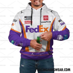 Denny Hamlin Nascar 2022 Racing Suit Uniform Clothes Pop Top Hoodie Long Pant 3 Nascar store - Loyal fans of Denny Hamlin's Combo Unisex Pop Top Hoodie + Unisex Long Pants,Unisex Pop Top Hoodie,Unisex Long Pants:vintage nascar racing suit,uniform,apparel,shirts,merch,hoodie,jackets,shorts,sweatshirt,outfits,clothes