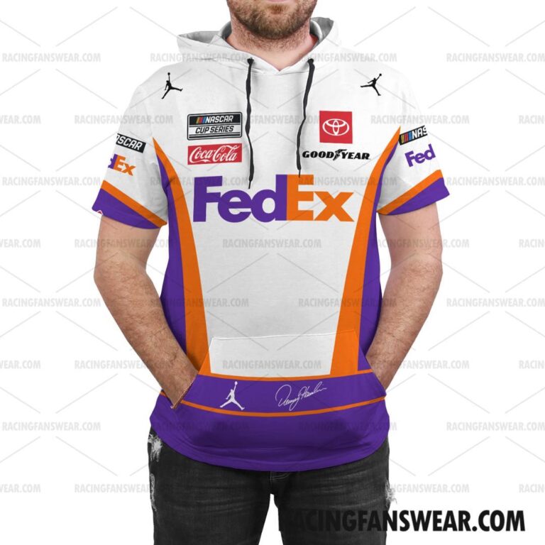 Nascar store - Loyal fans of Denny Hamlin's Bomber Jacket,Unisex Thick Coat,Unisex Sleeveless Hoodie,Unisex Hooded T-Shirt,Kid Sleeveless Hoodie,Kid Hooded T-Shirts,Kid Thick Coat:vintage nascar racing suit,uniform,apparel,shirts,merch,hoodie,jackets,shorts,sweatshirt,outfits,clothes