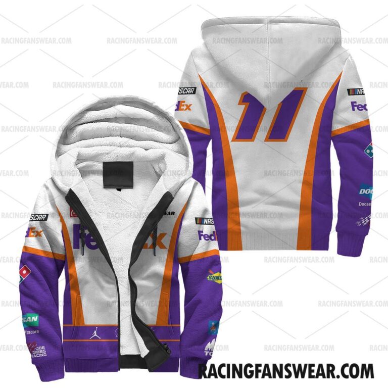 Nascar store - Loyal fans of Denny Hamlin's Bomber Jacket,Unisex Thick Coat,Unisex Sleeveless Hoodie,Unisex Hooded T-Shirt,Kid Sleeveless Hoodie,Kid Hooded T-Shirts,Kid Thick Coat:vintage nascar racing suit,uniform,apparel,shirts,merch,hoodie,jackets,shorts,sweatshirt,outfits,clothes