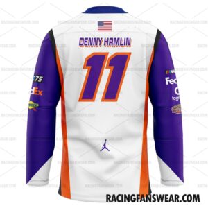 Denny Hamlin Nascar Racing 2023 Uniform Apparel Clothes Baseball Jersey Hockey Jersey 4 Nascar store - Loyal fans of Denny Hamlin's Unisex Baseball Jerseys,Kid Baseball Jerseys,Youth Baseball Jerseys,Men's Hockey Jerseys,WoMen's Hockey Jerseys,Youth's Hockey Jerseys:vintage nascar racing suit,uniform,apparel,shirts,merch,hoodie,jackets,shorts,sweatshirt,outfits,clothes