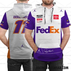 Denny Hamlin Nascar Racing 2023 Uniform Apparel Clothes Bomber Thick Coat Sleeveless Hoodie Hooded T-Shirt 7 Nascar store - Loyal fans of Denny Hamlin's Bomber Jacket,Unisex Thick Coat,Unisex Sleeveless Hoodie,Unisex Hooded T-Shirt,Kid Sleeveless Hoodie,Kid Hooded T-Shirts,Kid Thick Coat:vintage nascar racing suit,uniform,apparel,shirts,merch,hoodie,jackets,shorts,sweatshirt,outfits,clothes