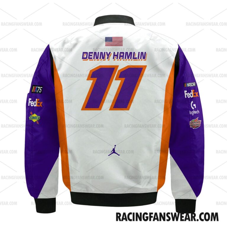 Nascar store - Loyal fans of Denny Hamlin's Bomber Jacket,Unisex Thick Coat,Unisex Sleeveless Hoodie,Unisex Hooded T-Shirt,Kid Sleeveless Hoodie,Kid Hooded T-Shirts,Kid Thick Coat:vintage nascar racing suit,uniform,apparel,shirts,merch,hoodie,jackets,shorts,sweatshirt,outfits,clothes