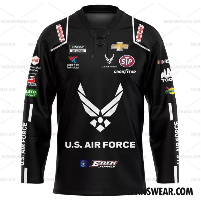 Nascar store - Loyal fans of Erik Jones's Men's Hockey Jerseys,WoMen's Hockey Jerseys,Youth's Hockey Jerseys:vintage nascar racing suit,uniform,apparel,shirts,merch,hoodie,jackets,shorts,sweatshirt,outfits,clothes