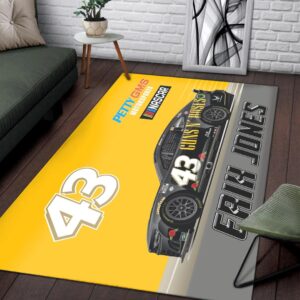 Erik Jones Nascar Petty GMS Motorsports Racing Carpet Living Room Area Rugs Doormats Blanket Flag Home 1 Nascar store - Loyal fans of Erik Jones's Rug,Doormat,Blanket Microfiber Fleece,Blanket Premium Sherpa,House Flag:vintage nascar racing suit,uniform,apparel,shirts,merch,hoodie,jackets,shorts,sweatshirt,outfits,clothes