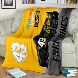 Erik Jones Nascar Petty GMS Motorsports Racing Carpet Living Room Area Rugs Doormats Blanket Flag Home 7 Nascar store - Loyal fans of Erik Jones's Rug,Doormat,Blanket Microfiber Fleece,Blanket Premium Sherpa,House Flag:vintage nascar racing suit,uniform,apparel,shirts,merch,hoodie,jackets,shorts,sweatshirt,outfits,clothes