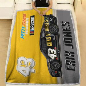 Erik Jones Nascar Petty GMS Motorsports Racing Carpet Living Room Area Rugs Doormats Blanket Flag Home 8 Nascar store - Loyal fans of Erik Jones's Rug,Doormat,Blanket Microfiber Fleece,Blanket Premium Sherpa,House Flag:vintage nascar racing suit,uniform,apparel,shirts,merch,hoodie,jackets,shorts,sweatshirt,outfits,clothes