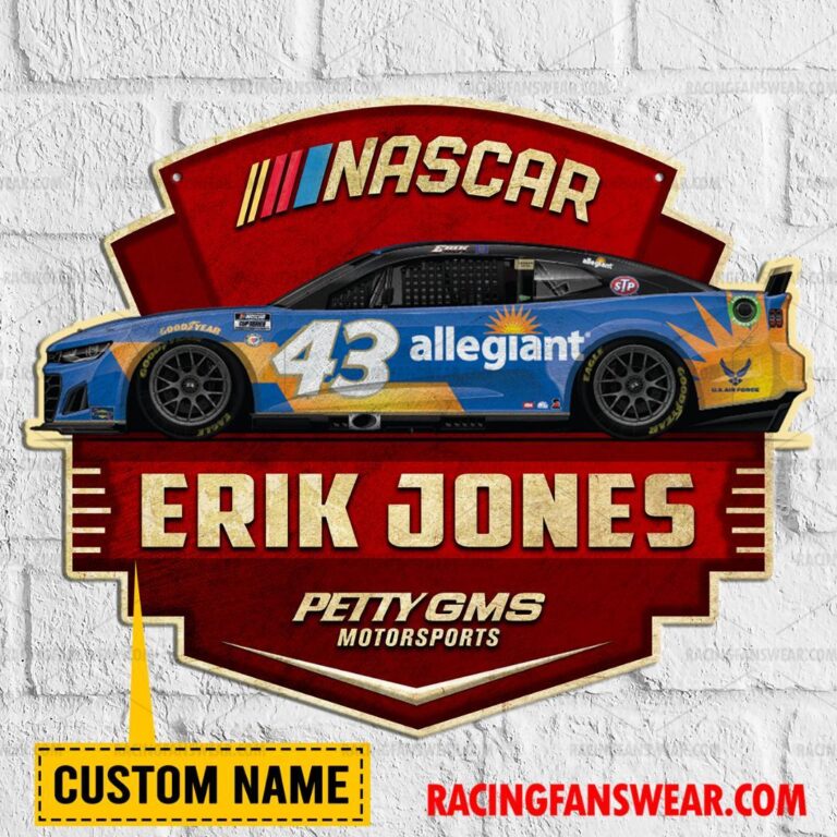 Nascar store - Loyal fans of Erik Jones's Cut Metal Signs:vintage nascar racing suit,uniform,apparel,shirts,merch,hoodie,jackets,shorts,sweatshirt,outfits,clothes