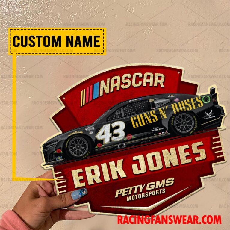 Nascar store - Loyal fans of Erik Jones's Cut Metal Signs:vintage nascar racing suit,uniform,apparel,shirts,merch,hoodie,jackets,shorts,sweatshirt,outfits,clothes