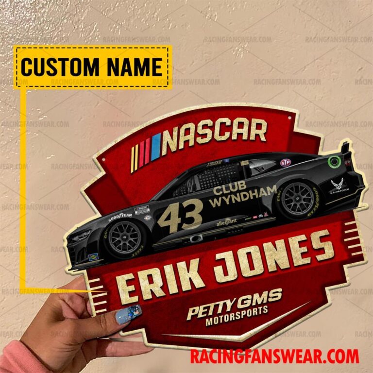 Nascar store - Loyal fans of Erik Jones's Cut Metal Signs:vintage nascar racing suit,uniform,apparel,shirts,merch,hoodie,jackets,shorts,sweatshirt,outfits,clothes