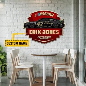 Nascar store - Loyal fans of Erik Jones's Cut Metal Signs:vintage nascar racing suit,uniform,apparel,shirts,merch,hoodie,jackets,shorts,sweatshirt,outfits,clothes