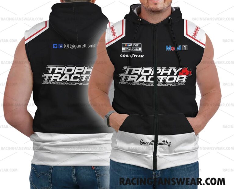 Nascar store - Loyal fans of Garrett Smithley's Unisex Sleeveless Hoodie,Unisex Hooded T-Shirt,Kid Sleeveless Hoodie,Kid Hooded T-Shirts:vintage nascar racing suit,uniform,apparel,shirts,merch,hoodie,jackets,shorts,sweatshirt,outfits,clothes