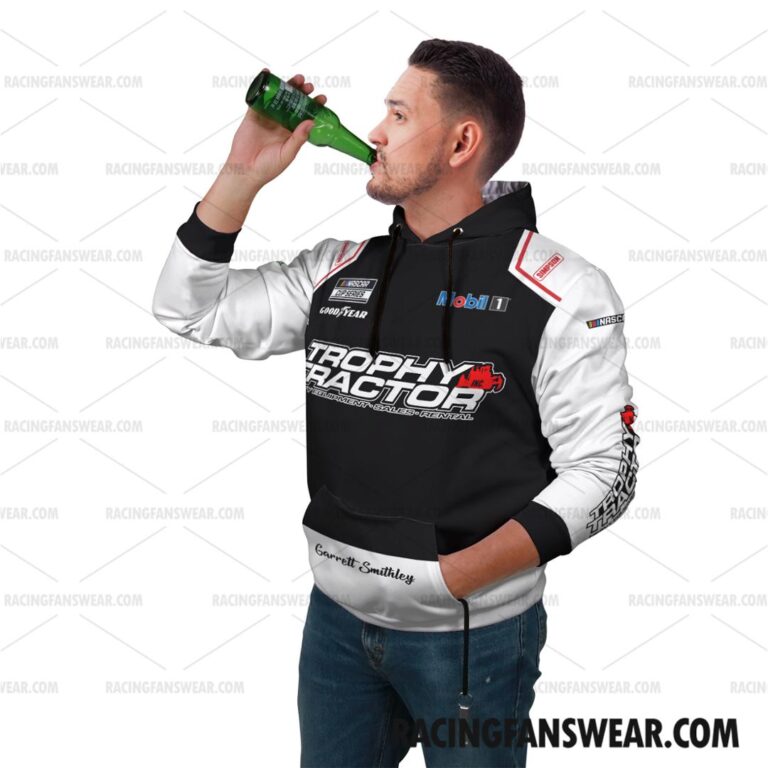 Nascar store - Loyal fans of Garrett Smithley's Combo Unisex Pop Top Hoodie + Unisex Long Pants,Unisex Pop Top Hoodie,Unisex Long Pants:vintage nascar racing suit,uniform,apparel,shirts,merch,hoodie,jackets,shorts,sweatshirt,outfits,clothes